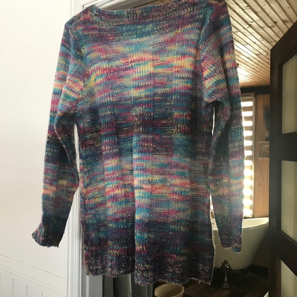 Papillon multi colored knit sweater